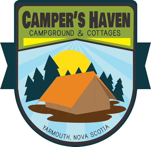 Campers Haven logo with tent
